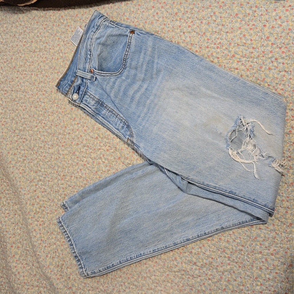 Levi's ripped jeans